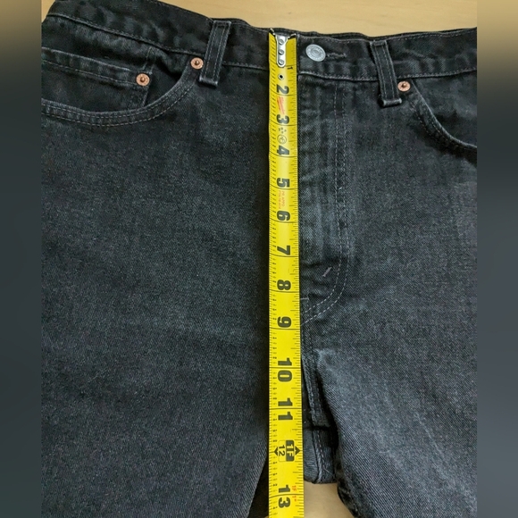 Levi's Black Jean Shorts - Picture 8 of 10